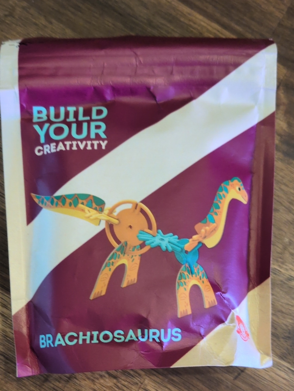 Creativity Build Brachiosaurus Kit — Purple & Teal